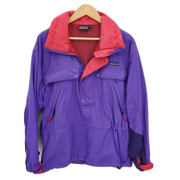 Patagonia Other - Vintage Patagonia Pullover Anorak Jacket Purple Salmon Size Medium
